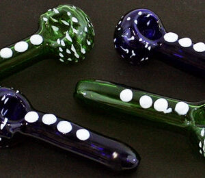 4ct 5" Button Up Dot Color Hand Pipe