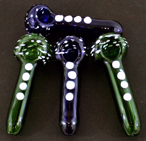 4ct 5" Button Up Dot Color Hand Pipe - Image 3