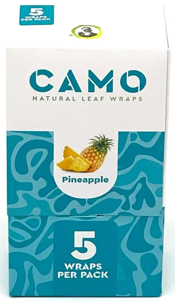 Afghan Hemp Camo Self-Rolling Natural Leaf Wraps - Pineapple
