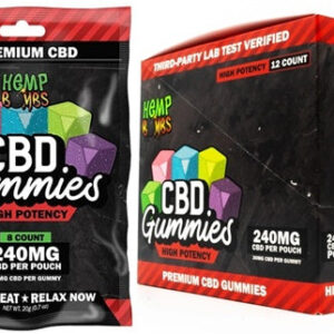 Hemp Bombs 240mg High Potency CBD Gummies 12pk
