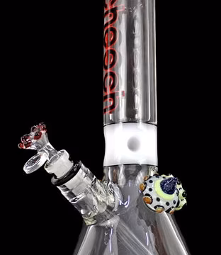 12" Cheech Marble Shroomin Saucers Water Pipe