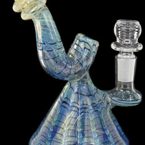 6" Raked Fuming Sherlock Beaker Water Pipe