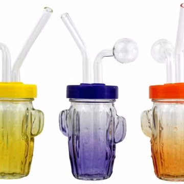 4ct Cactus Jar Oil Burner Bubbler Assortment
