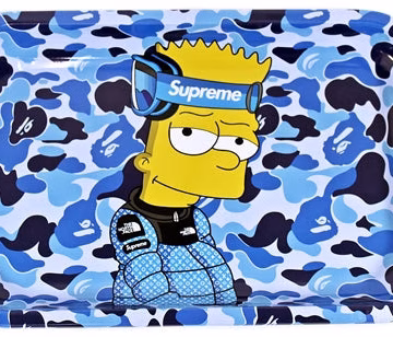 Metal Rolling Tray - Bart Supreme