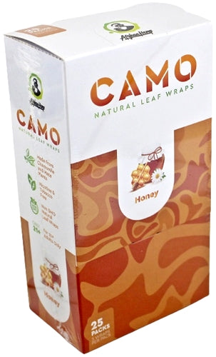 Afghan Hemp Camo Self-Rolling Natural Leaf Wraps - Honey