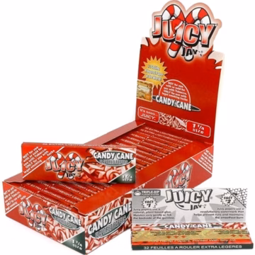 Juicy Jays Rolling Paper - 1 1/4 - Candy Cane
