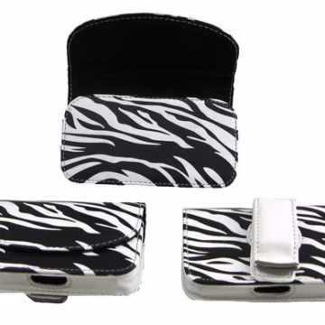 Leather Pouch Single Pack Mot V3 Black&White