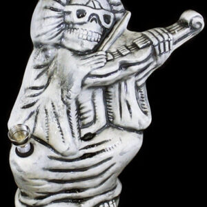 9" Ceramic Death Violin Water Pipe