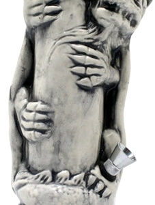 8" Ceramic Dragon Tower Water Pipe