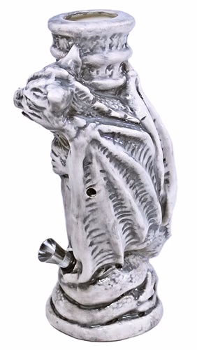 8" Ceramic Dragon Tower Water Pipe