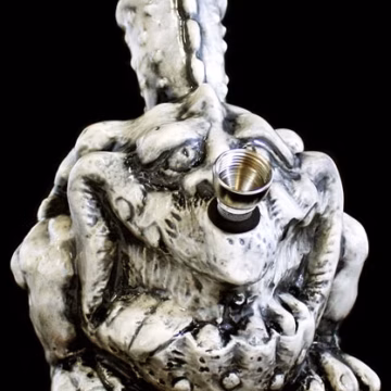 8" Ceramic Goblin Water Pipe