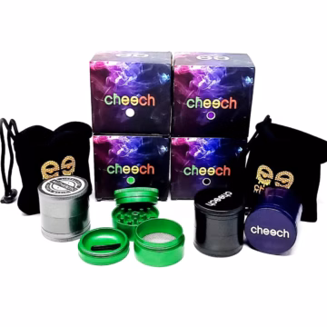 Cheech Non Stick 53mm Grinder with Pouch