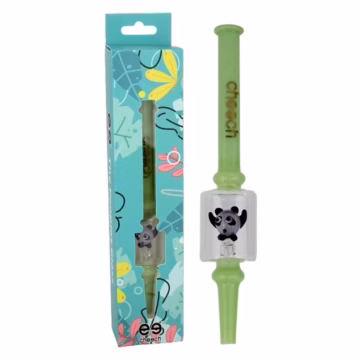 Cheech Honey Straw Set Glass Art Perk Design Nectar Collector