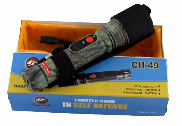 Cheetah Flash Light Stun Gun CH-49