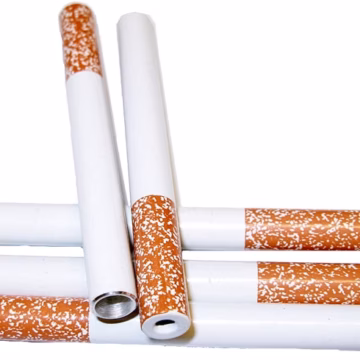 100ct 3" Cigarette Style Metal Pipe
