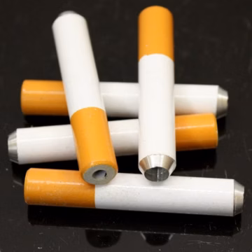 10ct 2" Cigarette Style Metal Pipe