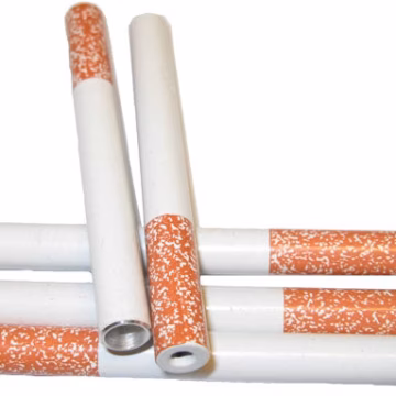 10ct 3" Cigarette Style Metal Pipe