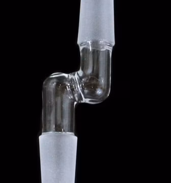 5ct Clear Bent Adapter 14mm Male To 14mm Male