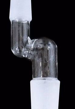 5ct Clear Bent Adapter 19mm Male To 14mm Male