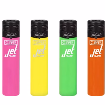 Clipper Lighter - Jet Torch - Fluorescent 48pk