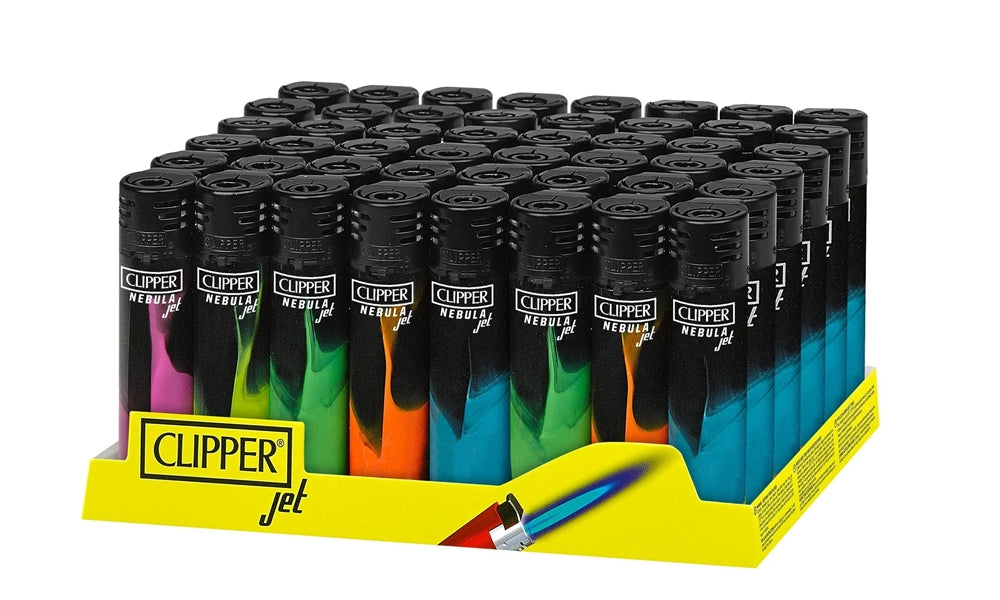Clipper Lighter - Jet Torch - Nebula 48pk