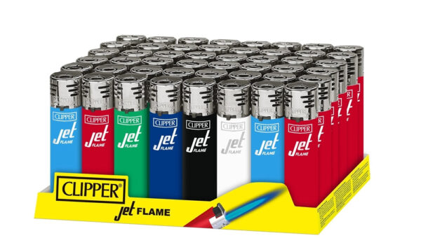 Clipper Lighter - Jet Torch - Solid 48pk - Image 2