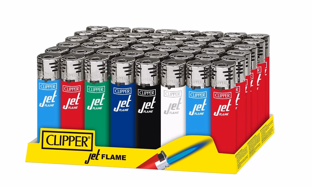 Clipper Lighter - Jet Torch - Solid 48pk