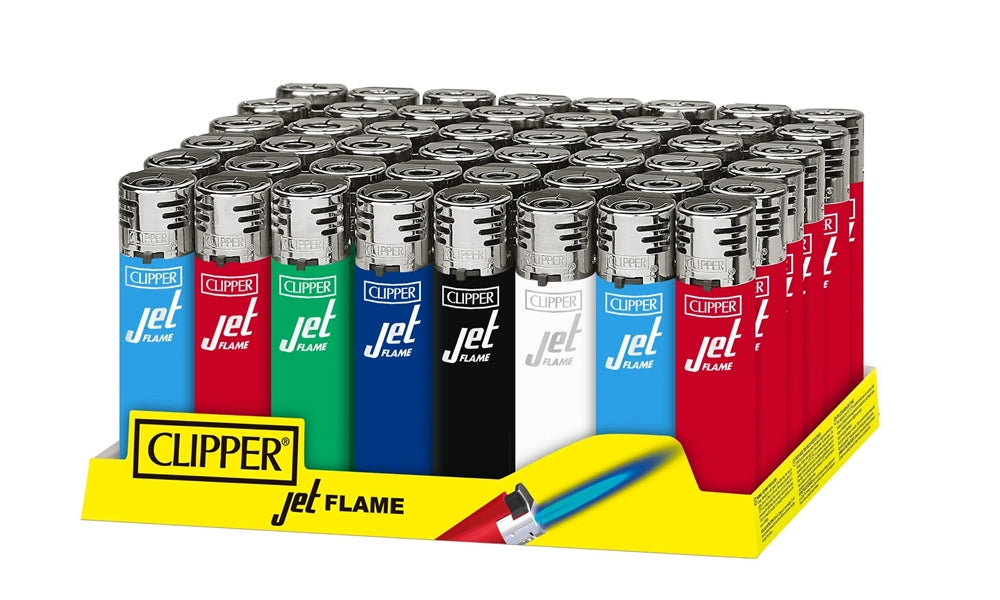 Clipper Lighter - Jet Torch - Solid 48pk