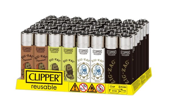 Clipper Lighter - Zig-Zag Collection #1 48pk - Image 2