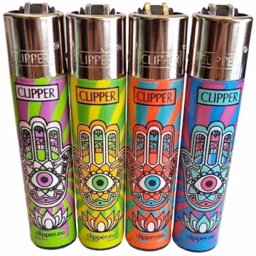 Clipper Lighter - Mandalas Hamsa Fatima - 48pk