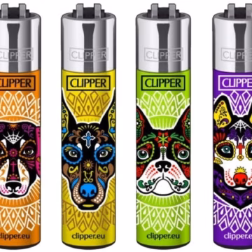 Clipper Lighter - Muerta Dogs - 48pk