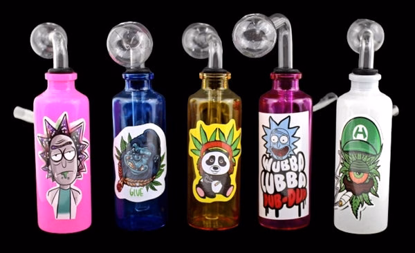 10ct 5" Color Art 3pc Decal Oil Burner Assortment