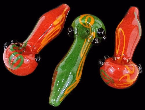 3ct 4" Color Art Frit Spoon