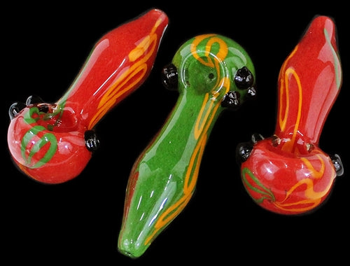 3ct 4" Color Art Frit Spoon