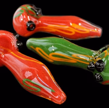 3ct 4" Color Art Frit Spoon