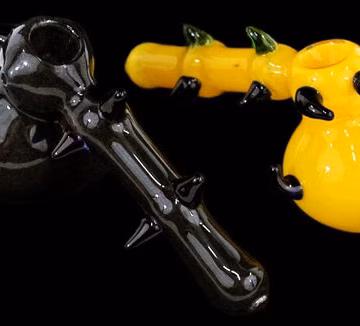 2ct 7" Color Tube Horns Bubbler Assortment