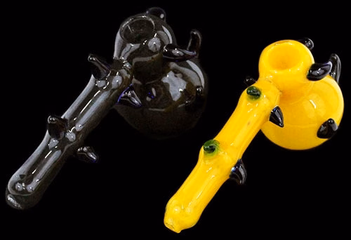 2ct 7" Color Tube Horns Bubbler Assortment