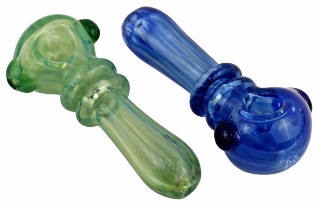 2ct 5" Color Art Marble Rim Hand Pipe