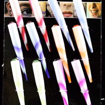 12ct Body Piercing Color Spike