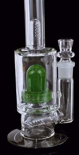 12" Color Rim Inline UFO Perk Water Pipe - Image 3