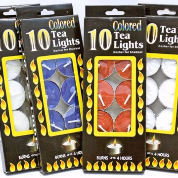 12ct Colored Tea Light Candle