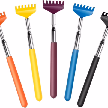 5ct Colorful Extendable Back Scratcher