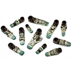 12ct  2"-4" Ceramic Hand Pipe Assortment Combo 3