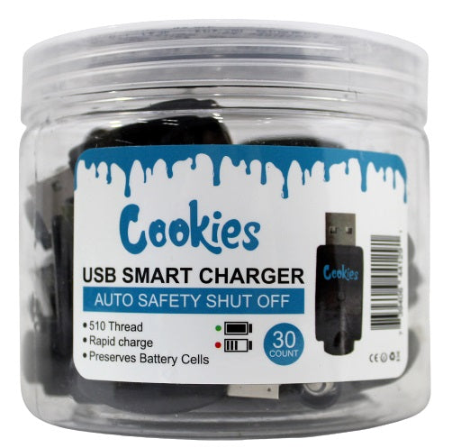 Cookies USB Charger 30pk Tub