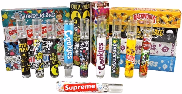 Limited Edition Custom Cookies Nightmare Swisher Chillum 20pk with Display
