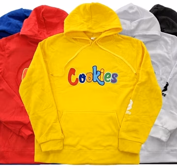 Cookies Pullover Hoodie - Lettering Logo - Choose Size-Color