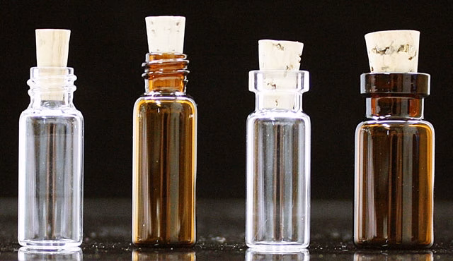 24ct Instant Remedies Corked Vials Amber And Cl