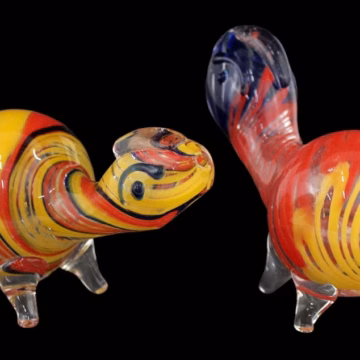 2ct 4" Baby Dino Animal Pipe