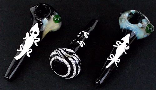 2ct 4" Critter Buddy Glass Hand Pipe