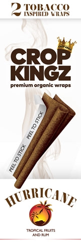 Crop Kingz Tobacco Inspired Self-Sealing Organic Wraps - Hurricane